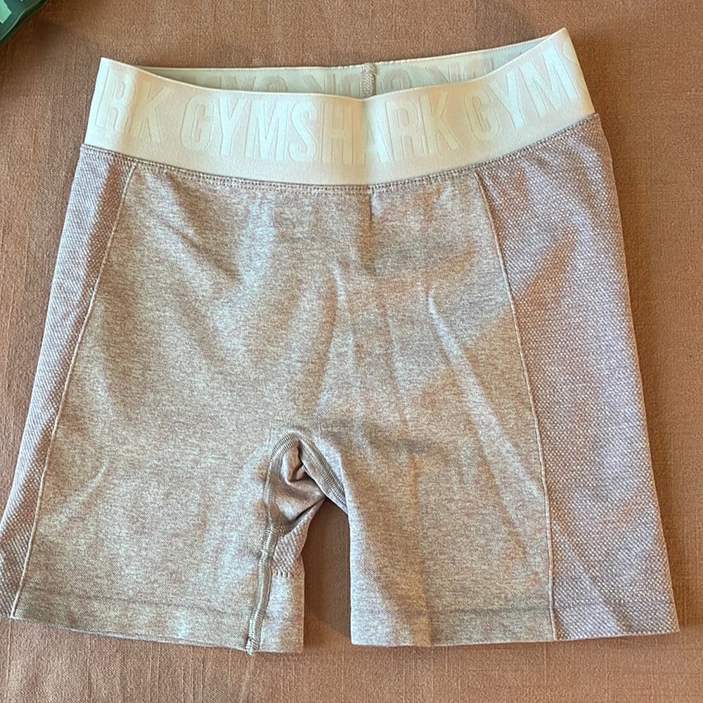 Light Pink Gymshark Contour Shorts